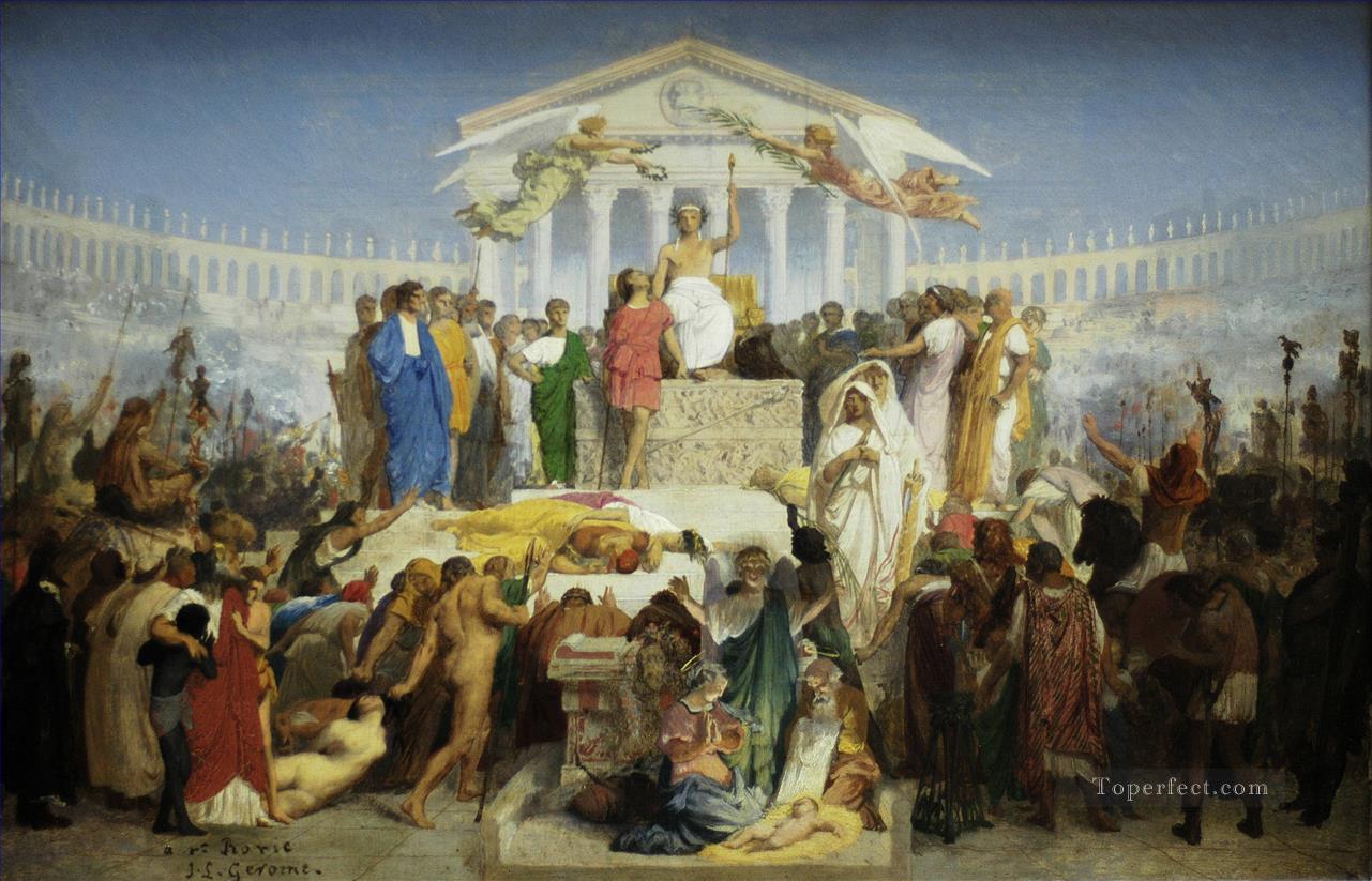 Die Zeit des Augustus die Geburt Christi Greek Araber Jean Leon Gerome Ölgemälde